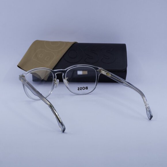 Hugo BOSS 1479/F 0KB7 00 Round Eyeglasses 52mm – Transparent Grey - Picture 6 of 10